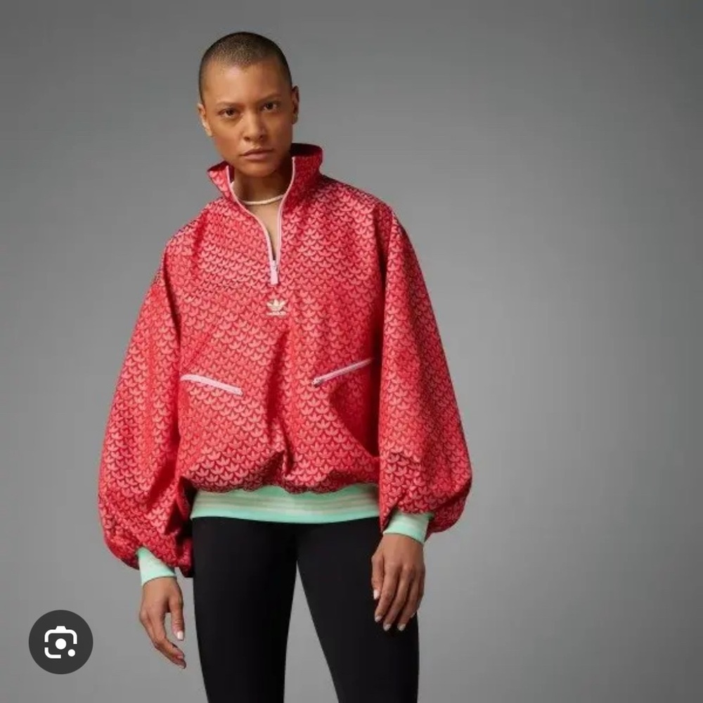 Adidas Adicolor 70s Half Zip Monogram Windbreaker